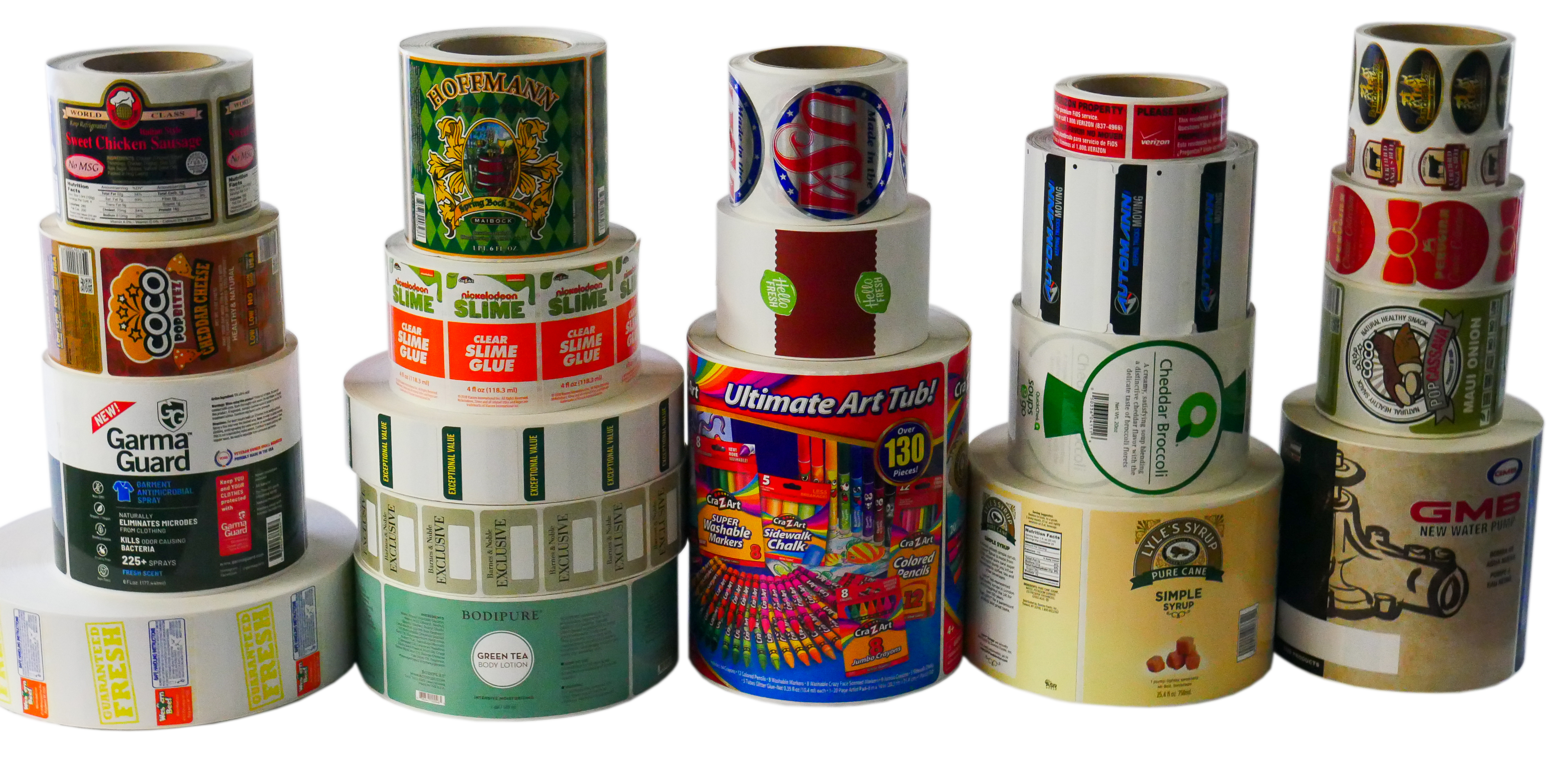 certified labeling solutions - pressure sensative labels and tags